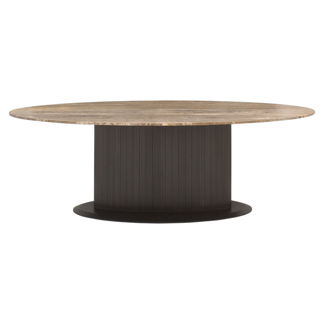 Eettafel Russo ash brown oval 235
