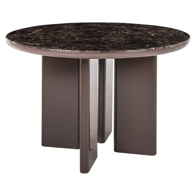 Eettafel Almundi chocolat brown 120Ø