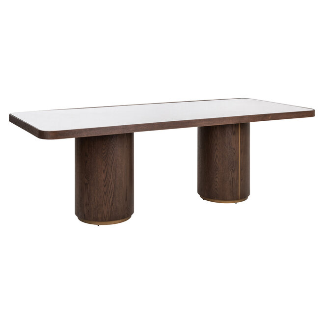 Eettafel Willox beige 235 including glass