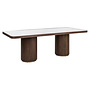 Eettafel Willox beige 235 including glass