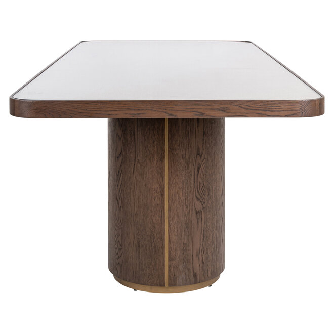 Eettafel Willox beige 235 including glass