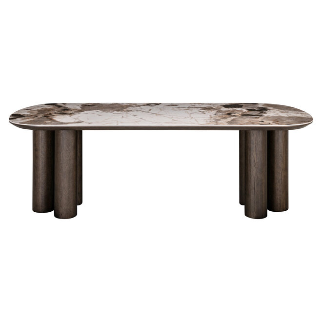 Eettafel Langford brown 230