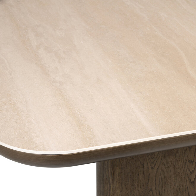 Eettafel Nando brown 230