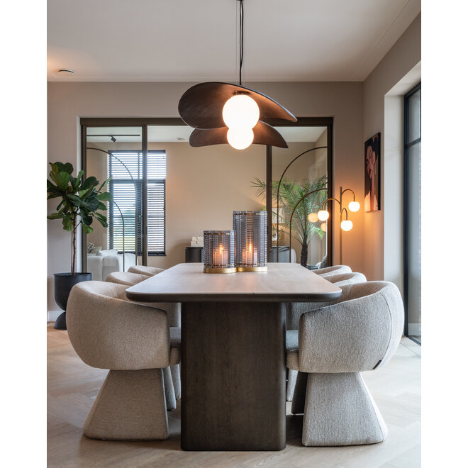 Eettafel Nando brown 230