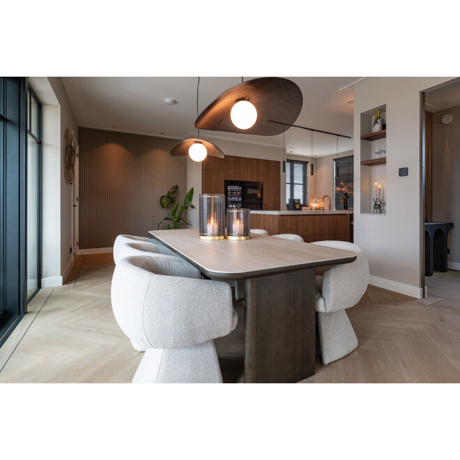 Eettafel Nando brown 230