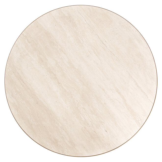 Eettafel Tivoli white 130Ø