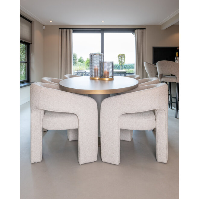Eettafel Tivoli white oval 230