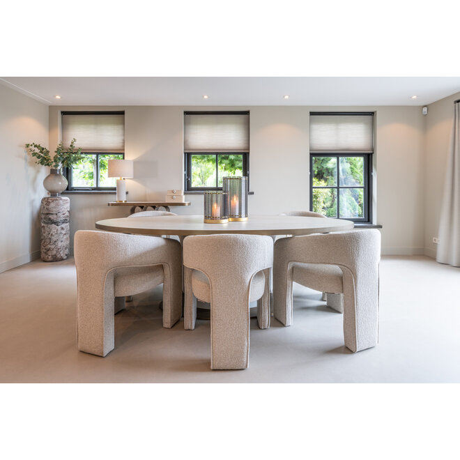 Eettafel Tivoli white oval 230