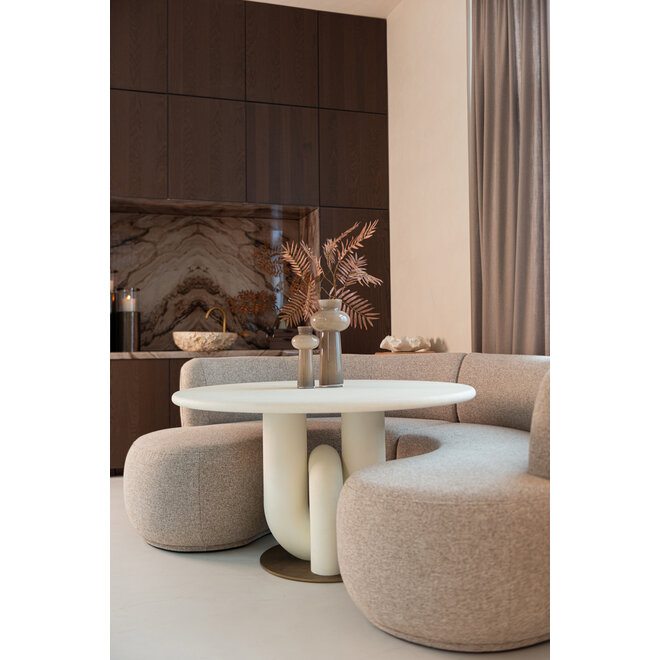 Eettafel Winslow white 135Ø