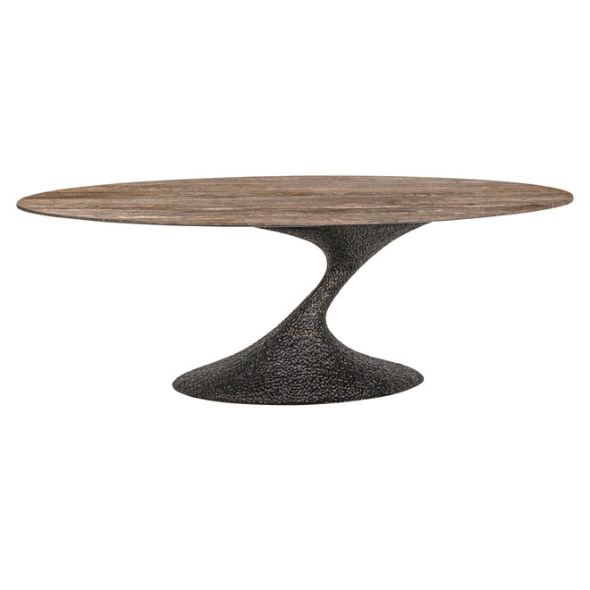 Eettafel Russo ash brown oval 235