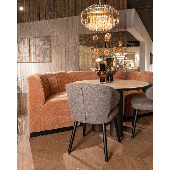 Eettafel Ritz brown 120Ø