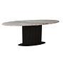 Eettafel Rashford Blush beige oval 200