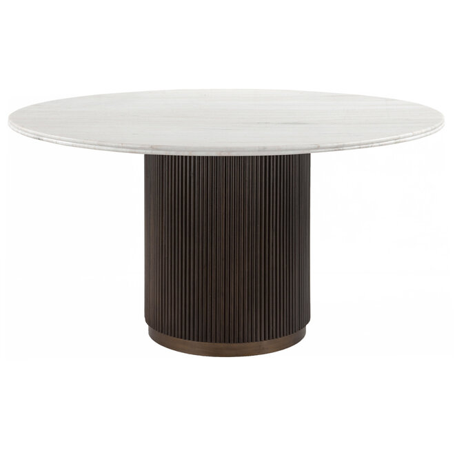 Eettafel Mayfield brown 140Ø