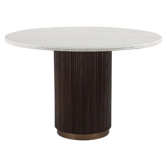 Eettafel Mayfield brown 120Ø