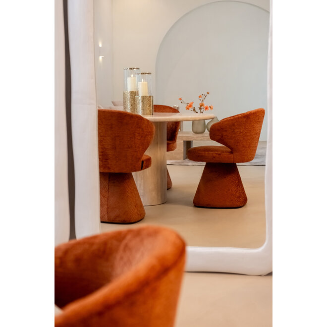 Eettafel Alexander Jones beige 130Ø (Renaissance)