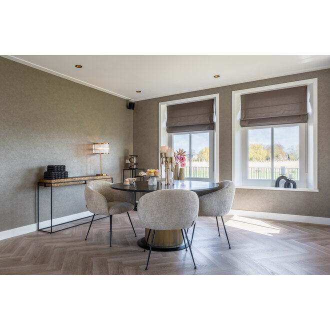 Eettafel Ironville gold 140Ø