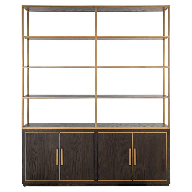Wandkast Carter brown large 4-doors