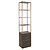 Wandkast Carter brown small 2-drawers