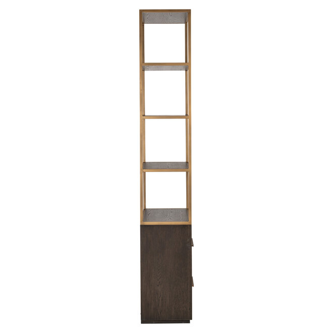 Wandkast Carter brown small 2-drawers