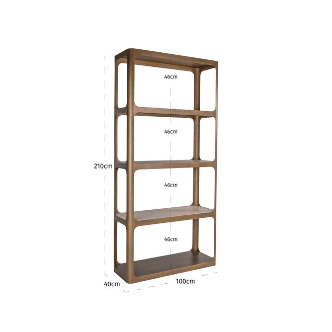 Wandkast Claridge gold antique