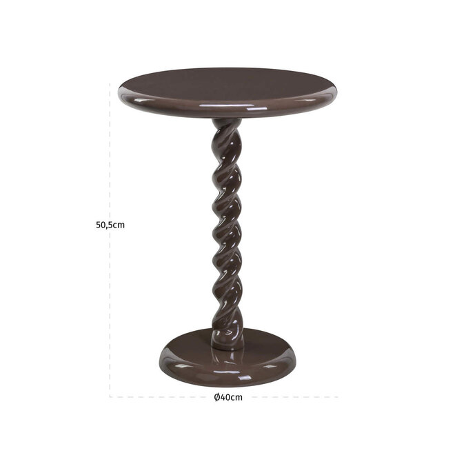 Bijzettafel Caspian Chestnut