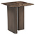 Bijzettafel Castello Smoked charchoal marble top