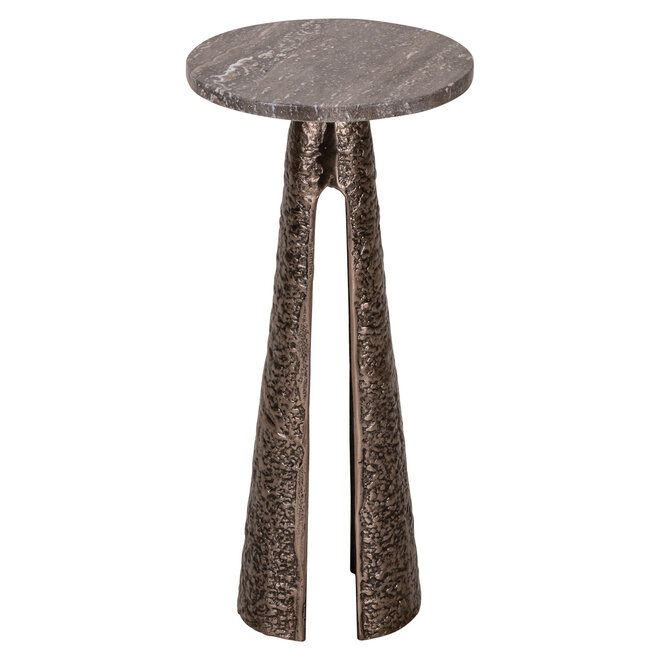 Bijzettafel Eldora bronze 25Ø