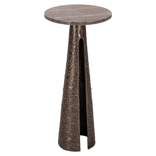 Bijzettafel Eldora bronze 30Ø