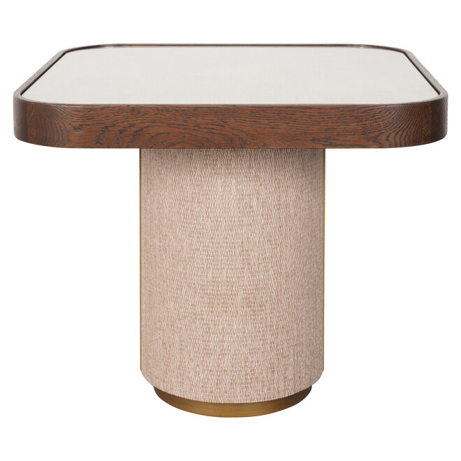 Bijzettafel Willox beige including glass