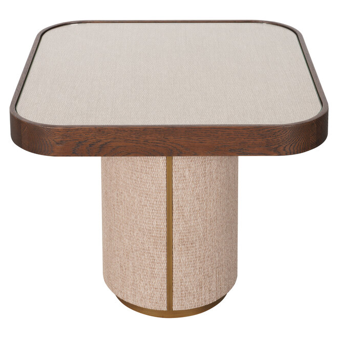 Bijzettafel Willox beige including glass