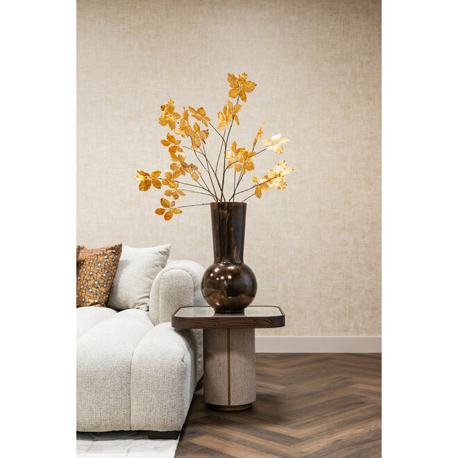 Bijzettafel Willox beige including glass