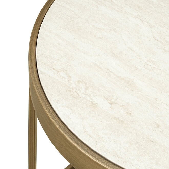 Bijzettafel Tivoli white (Set of 2)