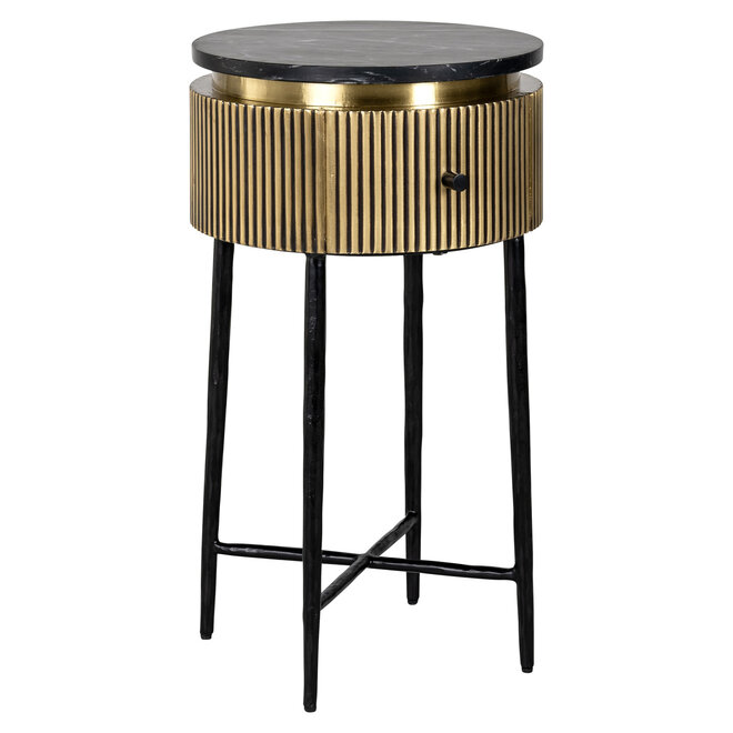 Bijzettafel Ironville gold