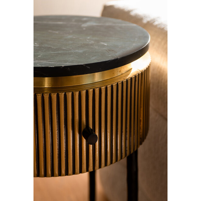 Bijzettafel Ironville gold