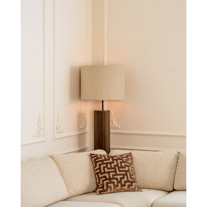 Vloerlamp Jamy walnut