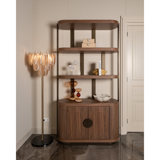 Vloerlamp Chloe brass antique