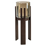 Windlicht Paige walnut small