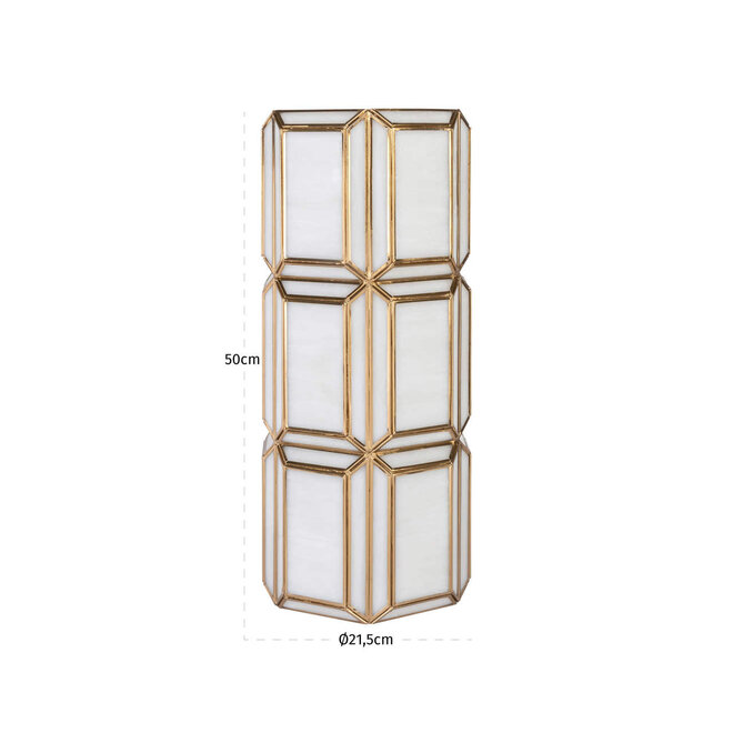 Windlicht Emilia brass antique large