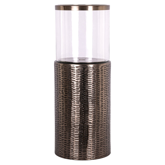 Windlicht Faylen bronze S