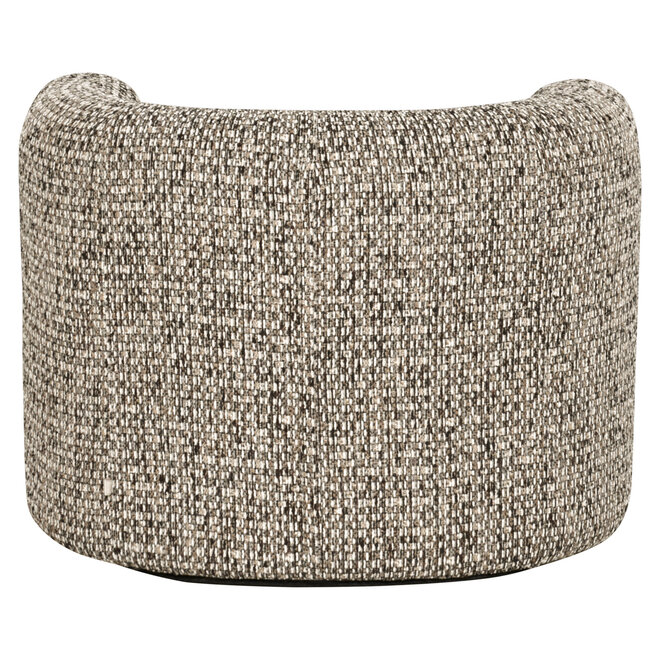 Lounge stoel Talley cobblestone swivel