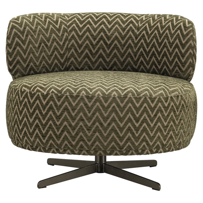 Lounge stoel Lauren moss chevron swivel