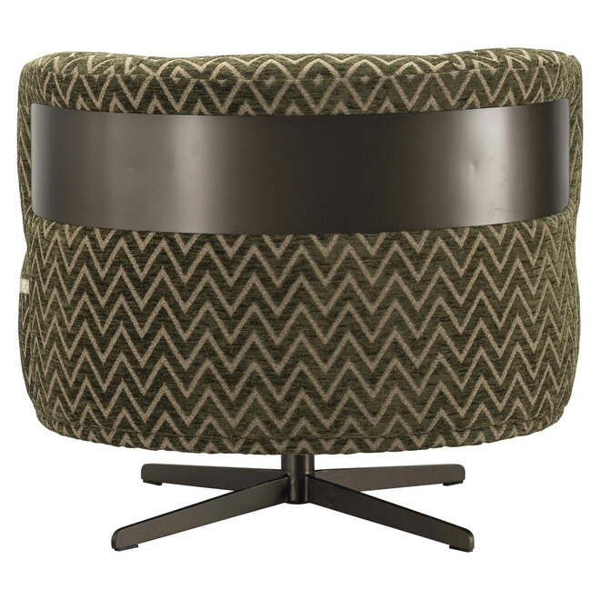 Lounge stoel Lauren moss chevron swivel