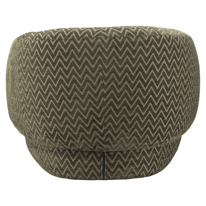 Lounge stoel Milano moss chevron