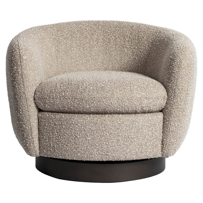Lounge stoel Colmar natural chunky swivel