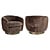 Lounge stoel Colmar chocolat fluffy swivel
