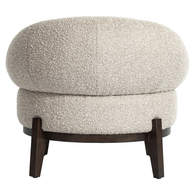 Lounge stoel Montana natural chunky fire retardant