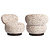 Lounge stoel Jace beige tiger swivel
