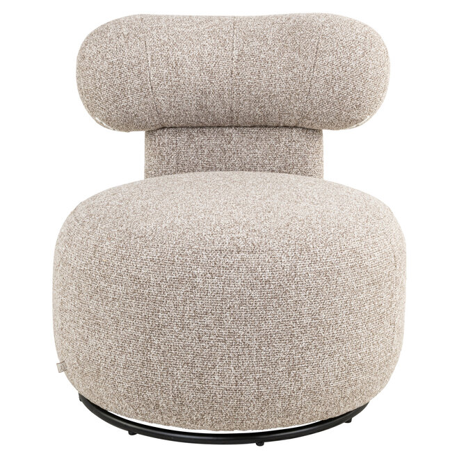 Lounge stoel Kaya cayenne brown swivel