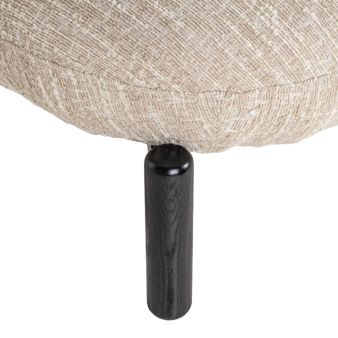 Lounge stoel Ornella beige angora