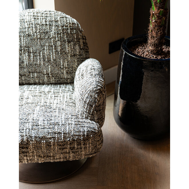 Lounge stoel Kagney brown omara swivel